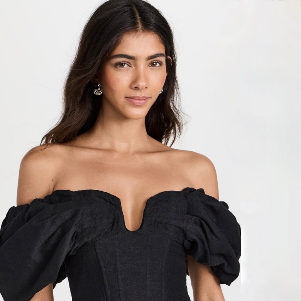 Cult Gaia Samantha Boned Structured Corset Top S